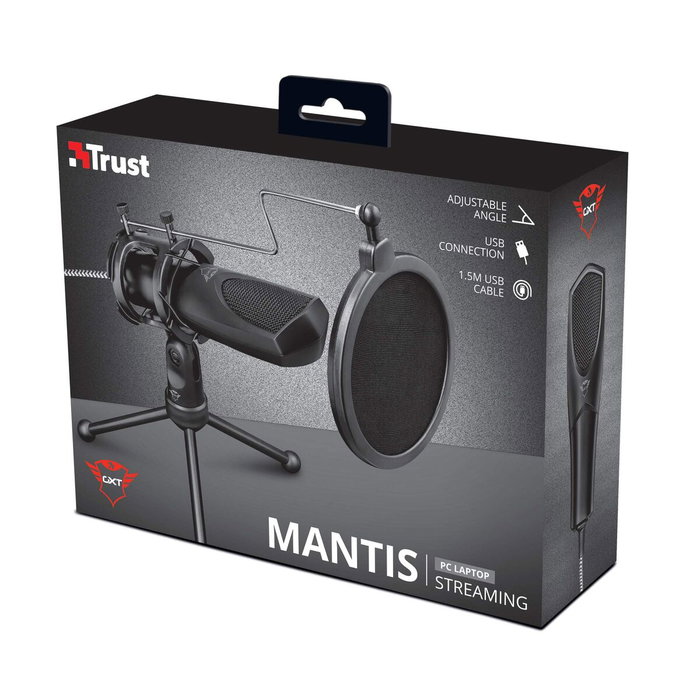 Microphone Trust GXT 232 Mantis Noir