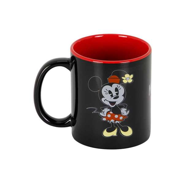 Karactermania Tasse en Céramique à Thème Minnie Face 9.5x13x7.8 cm, Idéale pour Boissons Chaudes, Cadeau