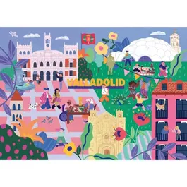 WJPC Puzzle 1000 pièces - Valladolid par Marie Boiseau - Édition d'art