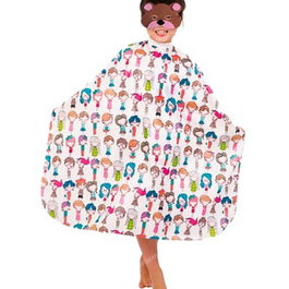 Bifull Cape de coupe enfant blanche 95x120cm