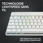 Logitech G Pro X TKL Lightspeed Blanc AZERTY