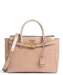 Guess Enisa Sac en textile Marron clair
