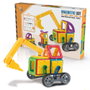 Tachan Magnetic Kit Obra Pública - Kit de Construction Magnétique 48 Pièces avec Formes Géométriques pour Créativité et Apprentissage STEM - Jouet Éducatif à Partir de 3 Ans