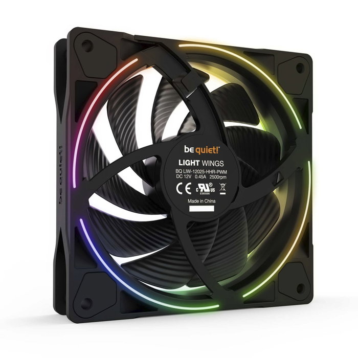 be quiet! Light Wings 120mm PWM High-speed Black be quiet! Light Wings 120mm PWM High-speed Black