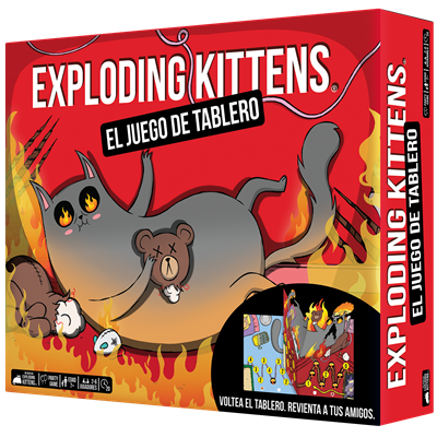 Exploding Kittens Jeu de Société Exploding Kittens EKIBG01ES – Jeu de Cartes et Plateau en Espagnol Exploding Kittens Jeu de Société Exploding Kittens EKIBG01ES – Jeu de Cartes et Plateau en Espagnol