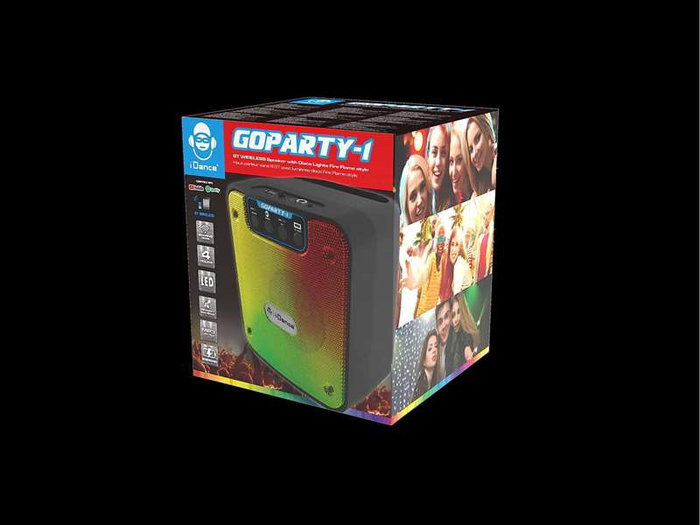 Cefa Go Party Enceinte Portable Bluetooth avec Lumières LED et Karaoké