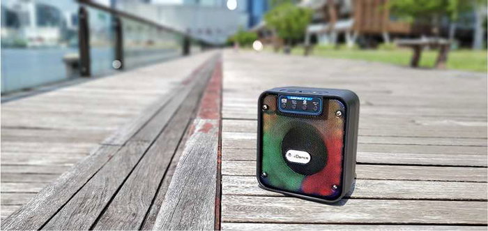 Cefa Go Party Enceinte Portable Bluetooth avec Lumières LED et Karaoké