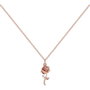 PEERS HARDY - Colgante Pendentif La Bella y la Bestia Disney en laiton couleur rose