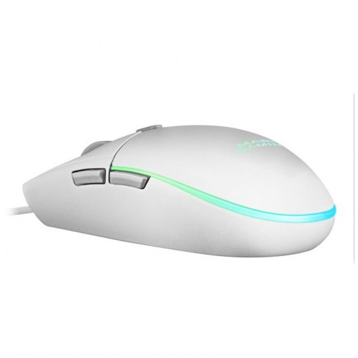 clavier et souris Mars Gaming MCPRGB3WES Espagnol Qwerty Blanc