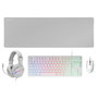 clavier et souris Mars Gaming MCPRGB3WES Espagnol Qwerty Blanc