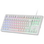 clavier et souris Mars Gaming MCPRGB3WES Espagnol Qwerty Blanc