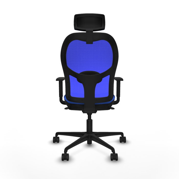Piqueras y Crespo Chaise de Bureau Jorquera Bleue avec Appui-tête et Soutien Lombaire Piqueras y Crespo Chaise de Bureau Jorquera Bleue avec Appui-tête et Soutien Lombaire