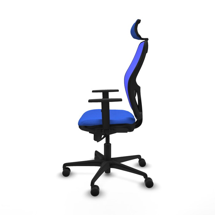 Piqueras y Crespo Chaise de Bureau Jorquera Bleue avec Appui-tête et Soutien Lombaire Piqueras y Crespo Chaise de Bureau Jorquera Bleue avec Appui-tête et Soutien Lombaire