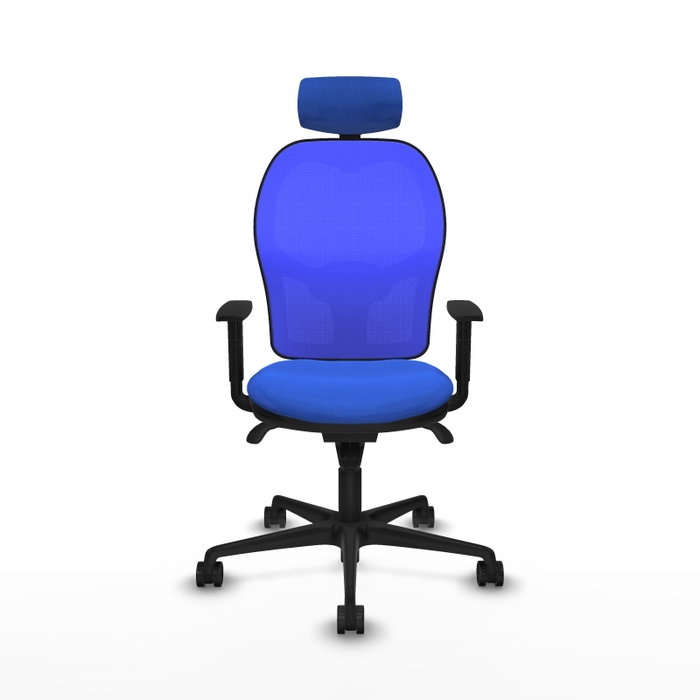 Piqueras y Crespo Chaise de Bureau Jorquera Bleue avec Appui-tête et Soutien Lombaire Piqueras y Crespo Chaise de Bureau Jorquera Bleue avec Appui-tête et Soutien Lombaire