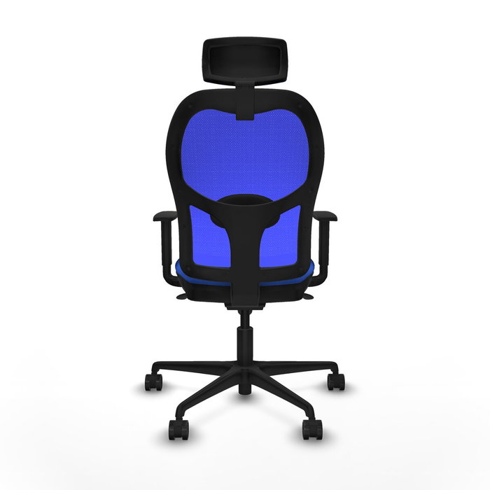 Chaise de Bureau avec Appui-tête Piqueras y Crespo 1D036N2 Bleu