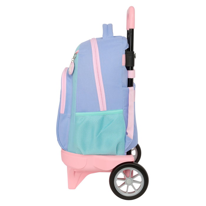 Cartable à roulettes Munich Mellow Bleu Rose Bleu ciel 33 x 45 x 22 cm Cartable à roulettes Munich Mellow Bleu Rose Bleu ciel 33 x 45 x 22 cm