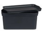 KIPIT Boîte en plastique avec couvercle 7,5 L Anthracite