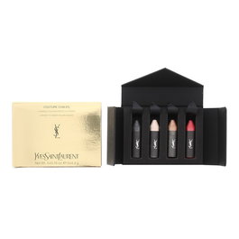 Yves Saint Laurent - Coffret Maquillage Couture Chalks 4 Couleurs 2-en-1 (Lèvres/Joues) - Rouge, Noir, Nude, Cuivre - 4.4 g chaque