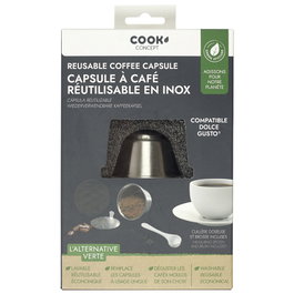 Cook Concept Capsule de café réutilisable en acier