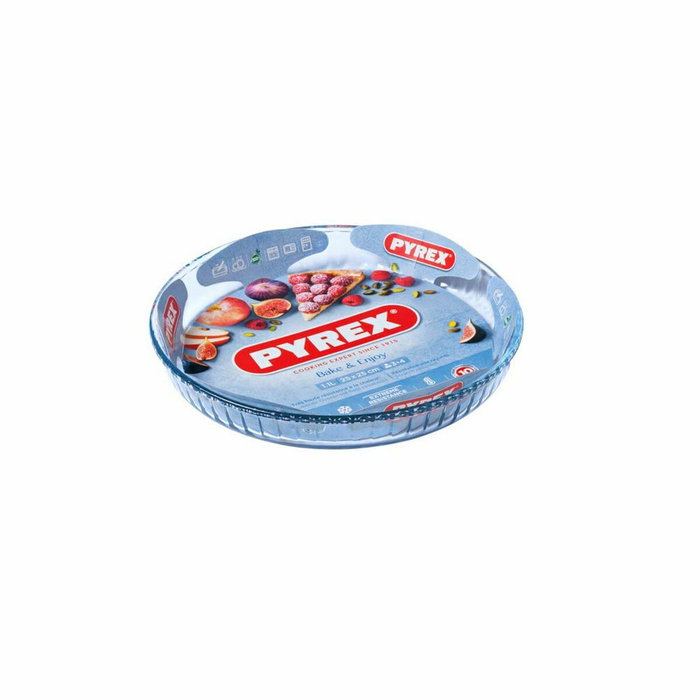 Pyrex Moule à tarte 28 cm en verre borosilicate Pyrex Moule à tarte 28 cm en verre borosilicate