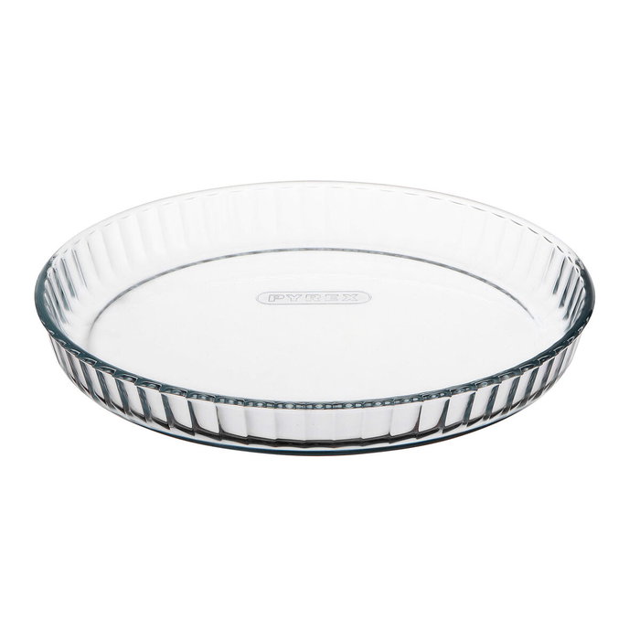 Pyrex Moule à tarte 28 cm en verre borosilicate Pyrex Moule à tarte 28 cm en verre borosilicate