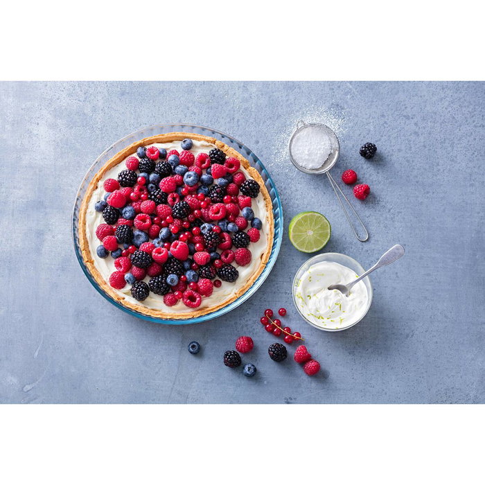 Pyrex Moule à tarte 28 cm en verre borosilicate Pyrex Moule à tarte 28 cm en verre borosilicate