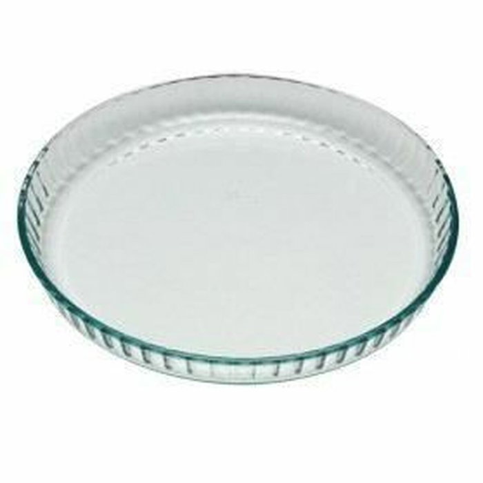 Pyrex Moule à tarte 28 cm en verre borosilicate Pyrex Moule à tarte 28 cm en verre borosilicate