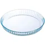 Pyrex - 1450152 - Moule à tarte en verre borosilicate, 28 cm - Résistant aux chocs thermiques (-40°C à +300°C)