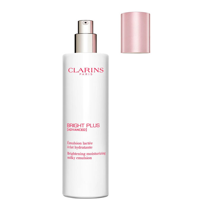 Clarins Émulsion Bright Plus 100 ml - Soin activateur d'éclat pour peau lumineuse et uniforme, hydratation profonde