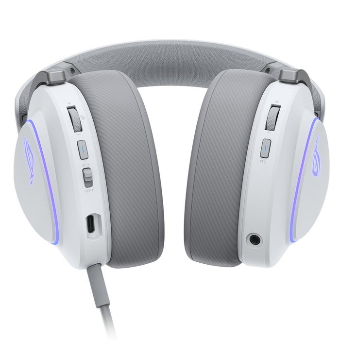 Asus ROG Delta II Auriculares gaming sans fil et filaires - Blanc