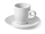 VESSIA Tasse à café en porcelaine blanche 90ml Lot de 36