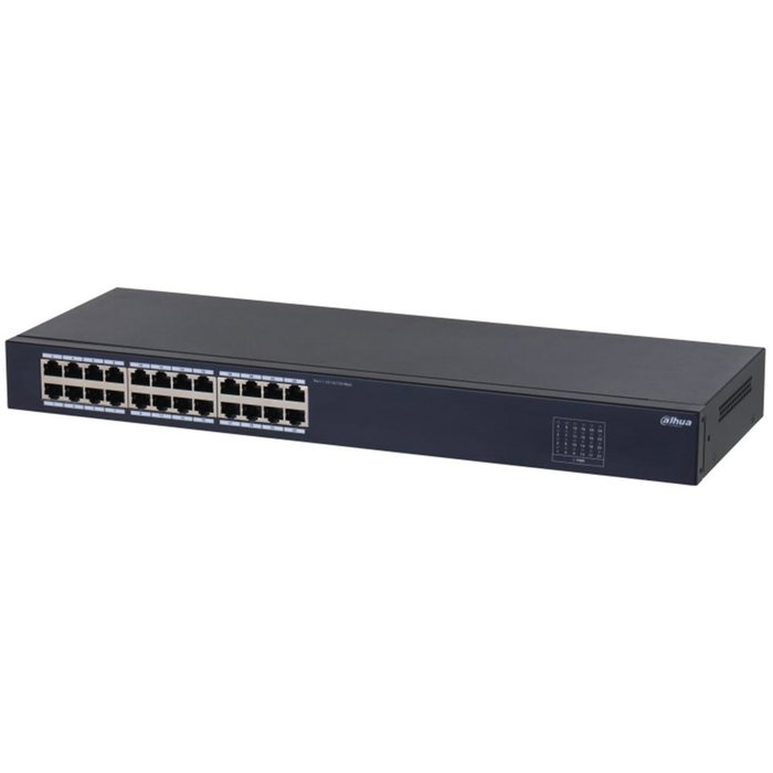 Dahua SF1024 Switch non managé L2 24 ports Fast Ethernet 10/100 rackable noir Dahua SF1024 Switch non managé L2 24 ports Fast Ethernet 10/100 rackable noir