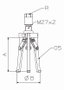 Extracteur Hydraulique Pour Prise Intérieure Et Extérieure Forza Filetage 3/4"16 H