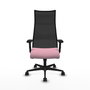 Piqueras y Crespo Chaise de Bureau Albacete Rose et Noir