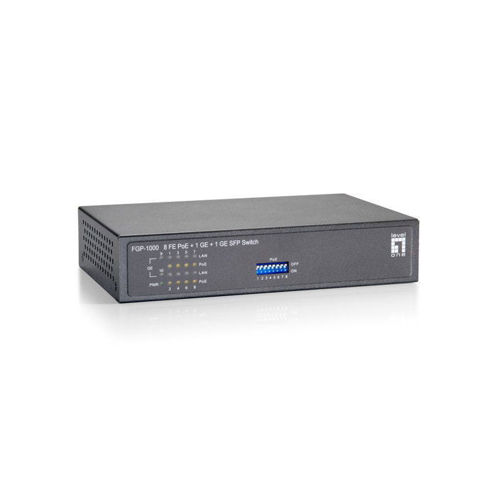 LevelOne FGP-1000 Switch Fast Ethernet PoE 10 ports LevelOne FGP-1000 Switch Fast Ethernet PoE 10 ports