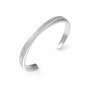 Guess JUBB04584JWRHS Bracelet Gris en Acier Inoxydable