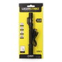 Edm Laser striker lampe torche LED rechargeable 250 lm pointeur laser, USB-C, aluminium, 167 mm