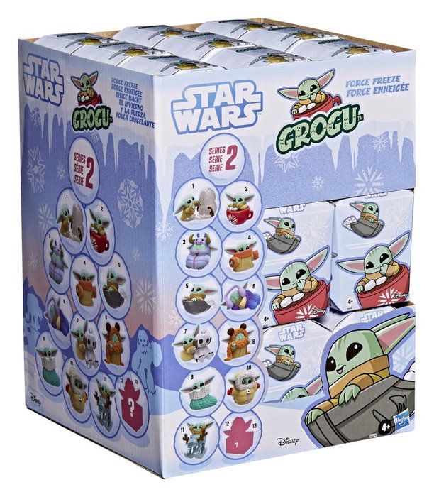Hasbro Star Wars Grogu Force Freeze Series 2 - Présentoir de 24 mini-figurines Blind Box Hasbro Star Wars Grogu Force Freeze Series 2 - Présentoir de 24 mini-figurines Blind Box