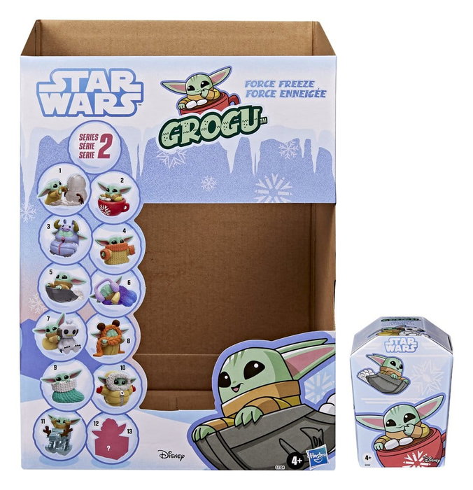 Hasbro Star Wars Grogu Force Freeze Series 2 - Présentoir de 24 mini-figurines Blind Box Hasbro Star Wars Grogu Force Freeze Series 2 - Présentoir de 24 mini-figurines Blind Box