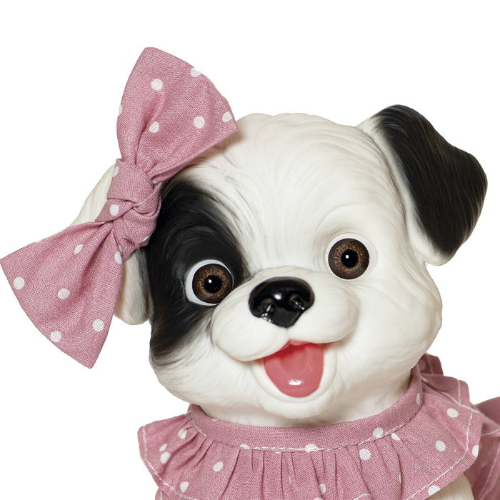 Rosa Toys Figurine Chiot Dalmatien 23 cm en Vinyle - Jouet Enfant +3 Ans