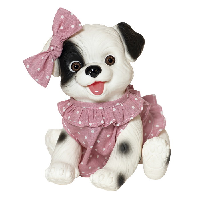 Rosa Toys Figurine Chiot Dalmatien 23 cm en Vinyle - Jouet Enfant +3 Ans