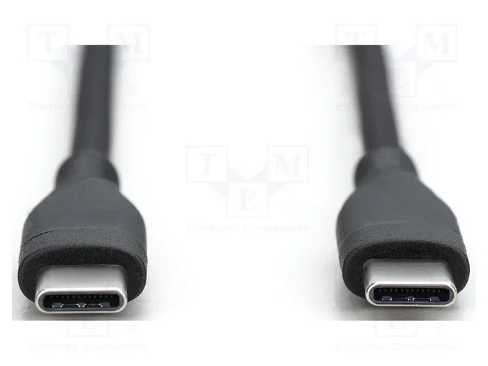 DIGITUS Câble USB 2.0 USB-C vers USB-C 1m noir