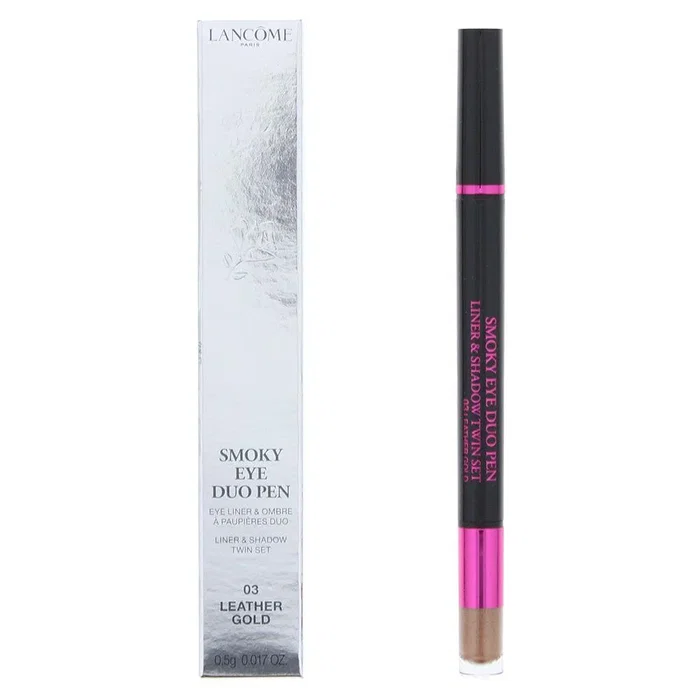 Lancome Smoky Eye Eyeliner liquide & crayon fard à paupières crème 2-en-1 03 Or en cuir Lancome Smoky Eye Eyeliner liquide & crayon fard à paupières crème 2-en-1 03 Or en cuir