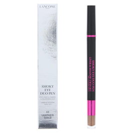 Lancôme Crayon pour les yeux Smoky Eye 2-en-1, Eyeliner liquide et fard à paupières crème, double terminaison, 03 Or cuir, 0.5 g