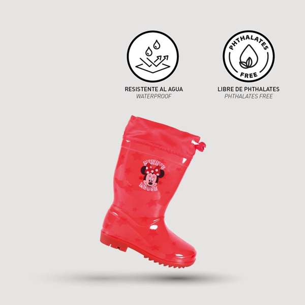 Cerdá Bottes de pluie Minnie Rouge Taille 31