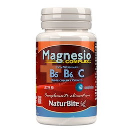 VITAMEAL MAGNESIO COMPLEX avec vitamines B5, B6 et C, 60 comprimés