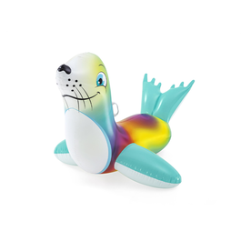 Bestway 41479 Figure Gonflable Phoque avec Poignées 157x114 cm +3 Ans Plage et Piscine