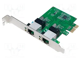 LOGILINK Carte réseau PCIe avec 2 ports RJ45
