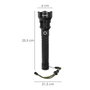 WOLFPACK LINEA PROFESIONAL Lampe torche LED solaire rechargeable 10W 1500 lumens