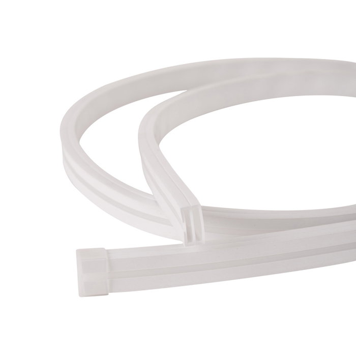 Greenice Profilé PC Flexible pour Ruban LED avec Diffuseur Opal, 2m